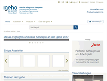 Tablet Screenshot of igeho24.ch